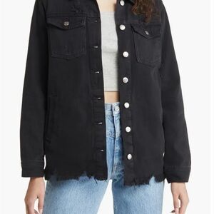 🖤Thread & Supply Frayed Denim Jacket